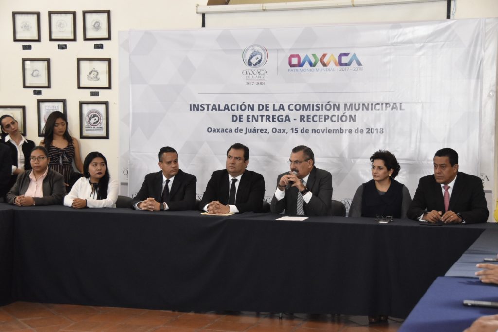 Instalan Comisión Municipal de Entrega-Recepción para Oaxaca de Juárez