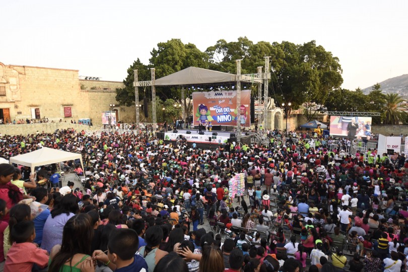DIF Municipal de Oaxaca de Juárez celebra magno Festival del Niño 2019
