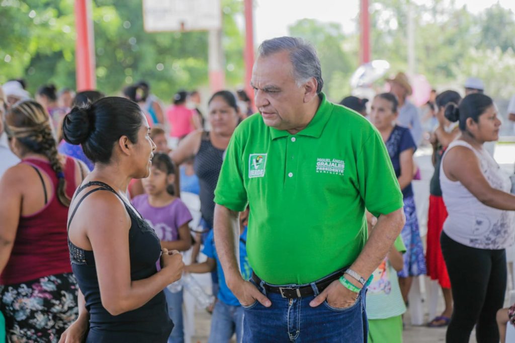 Buscará Grajales dirigencia municipal del Partido Verde de Tuxtepec