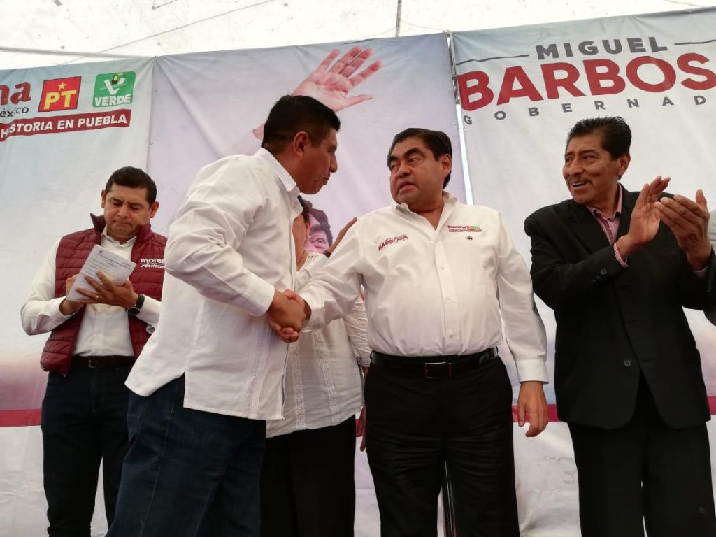 Salomón Jara expresa apoyo a candidato a gobernador de Puebla