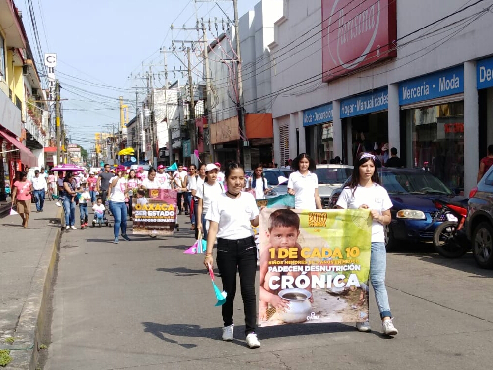 Casa Hogar Chiria realiza boteo en Tuxtepec para construcción de albergue