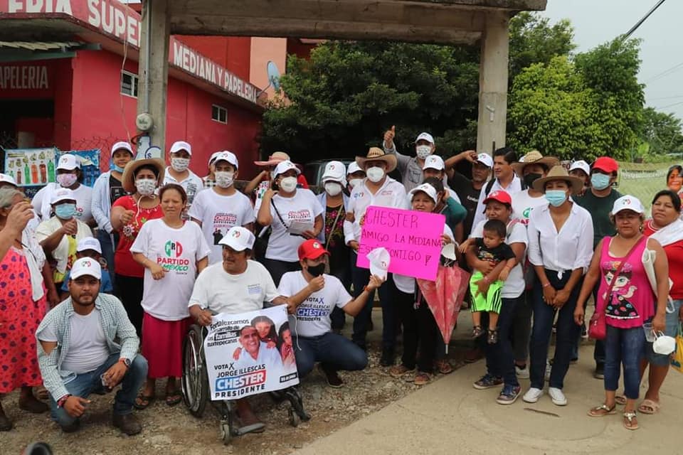 “Estamos a días del triunfo electoral y comenzar a reconstruir Tuxtepec: Jorge Illescas Chester