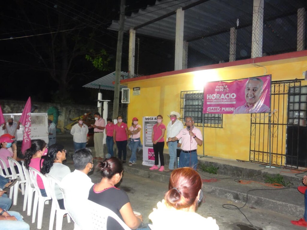 Horacio Orozco y Fuerza por México ofrecen la reconstrucción de Tuxtepec, tras años de mala administración municipal