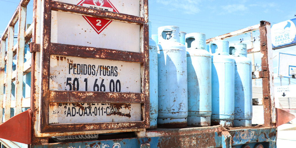 Gas LP en Oaxaca sin regulación, 20 kg supera los 500 pesos;  aumentó 25% su precio en un año