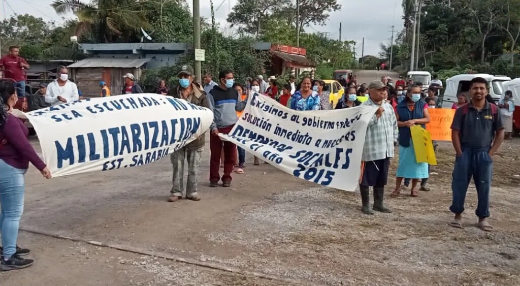Operan marinos imposición del Transístmico; denuncian actos intimidatorios contra campesinos ayuujk