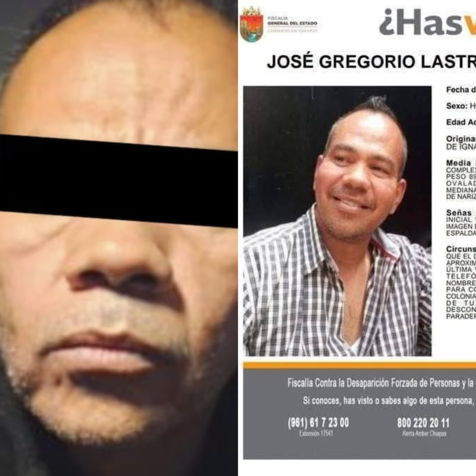 Desapareció en Chiapas y es ubicado como el responsable del Rancho Izaguirre