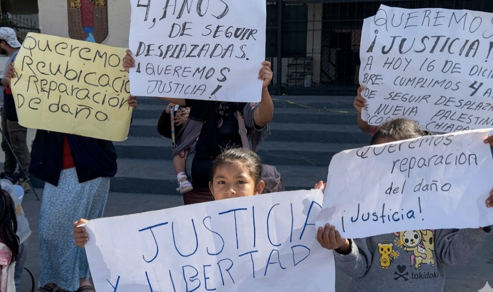 Desplazadas y sin justicia: mujeres e infancias enfrentan la violencia en Chiapas