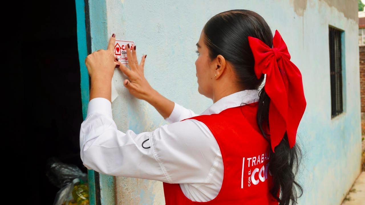 Gaby Delgado inicia Censo DIF para llevar atención integral a familias de Tuxtepec