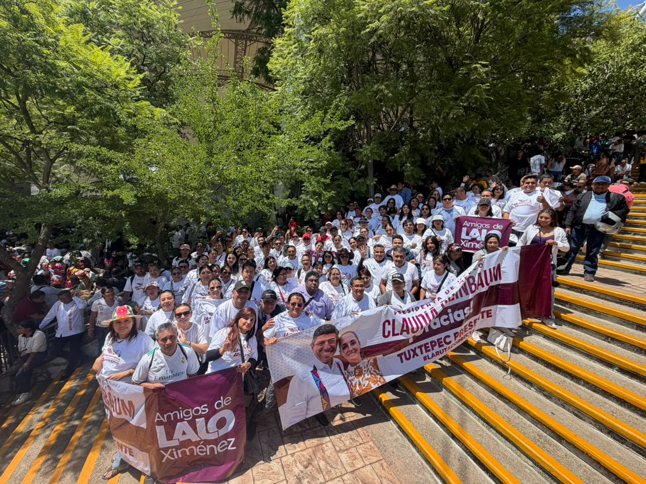 Lalo Ximénez fortalece la presencia de Tuxtepec  y la Cuenca en encuentro con Claudia Sheinbaum